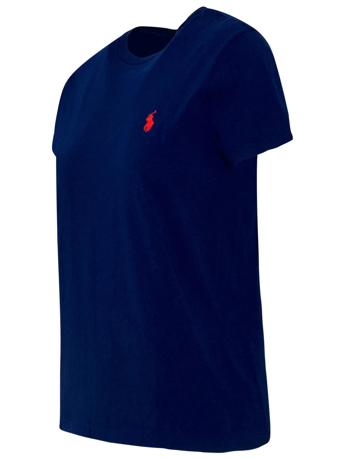 Polo Ralph Lauren Logo Embroidered Crewneck T-Shirt