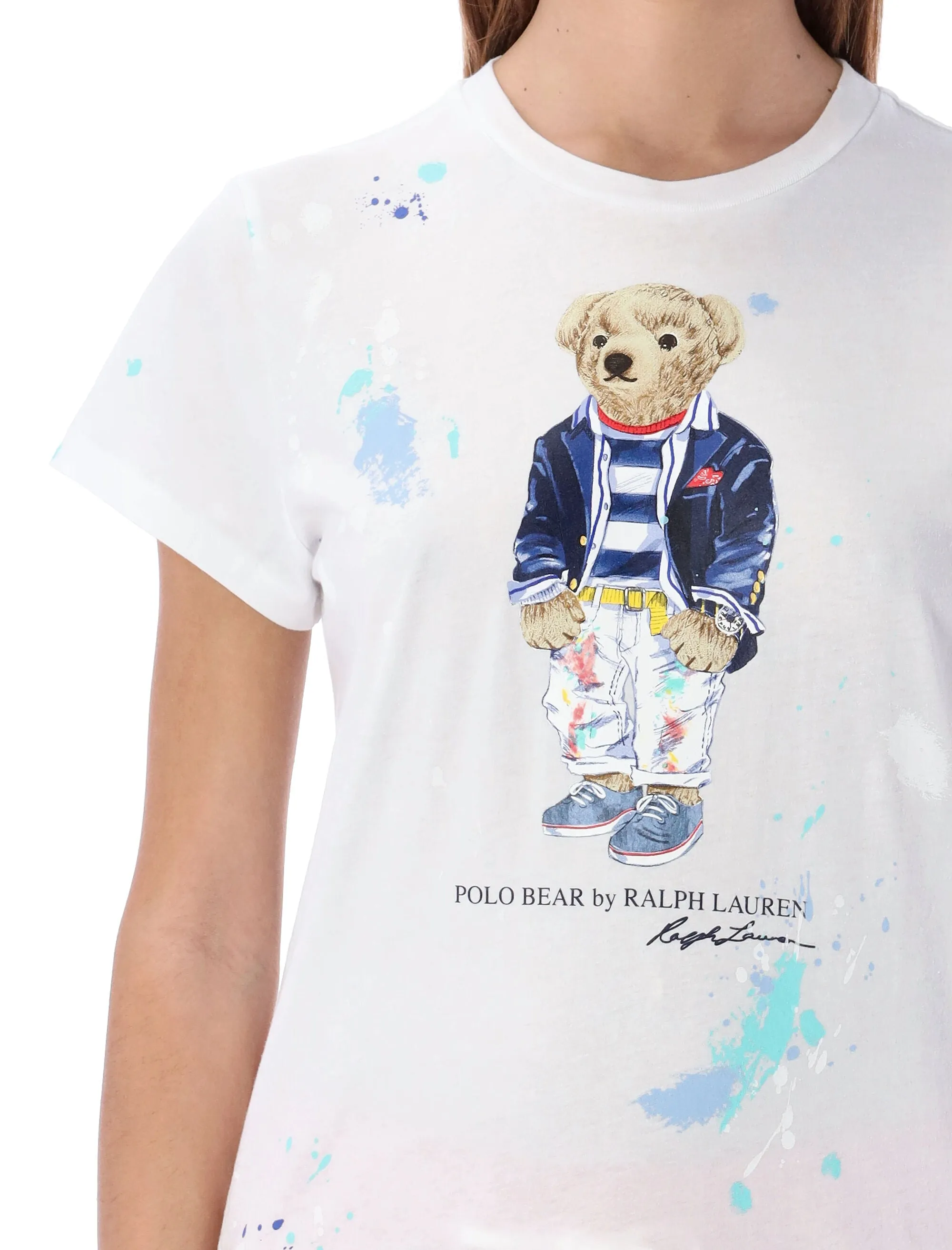 Polo Ralph Lauren Teddy Bear Graphic Printed T-Shirt