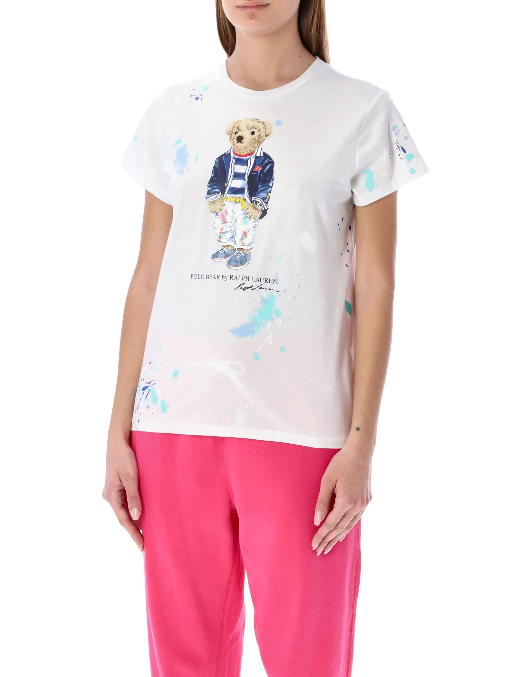 Polo Ralph Lauren Teddy Bear Graphic Printed T-Shirt