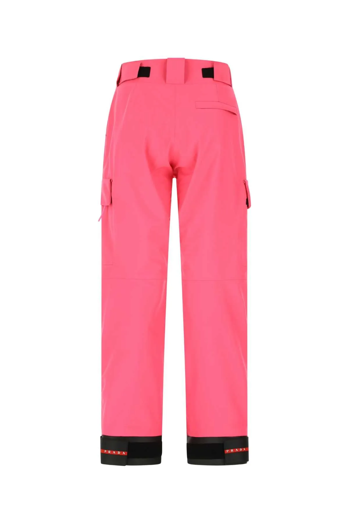 Prada Logo Detailed Straight Leg Pants