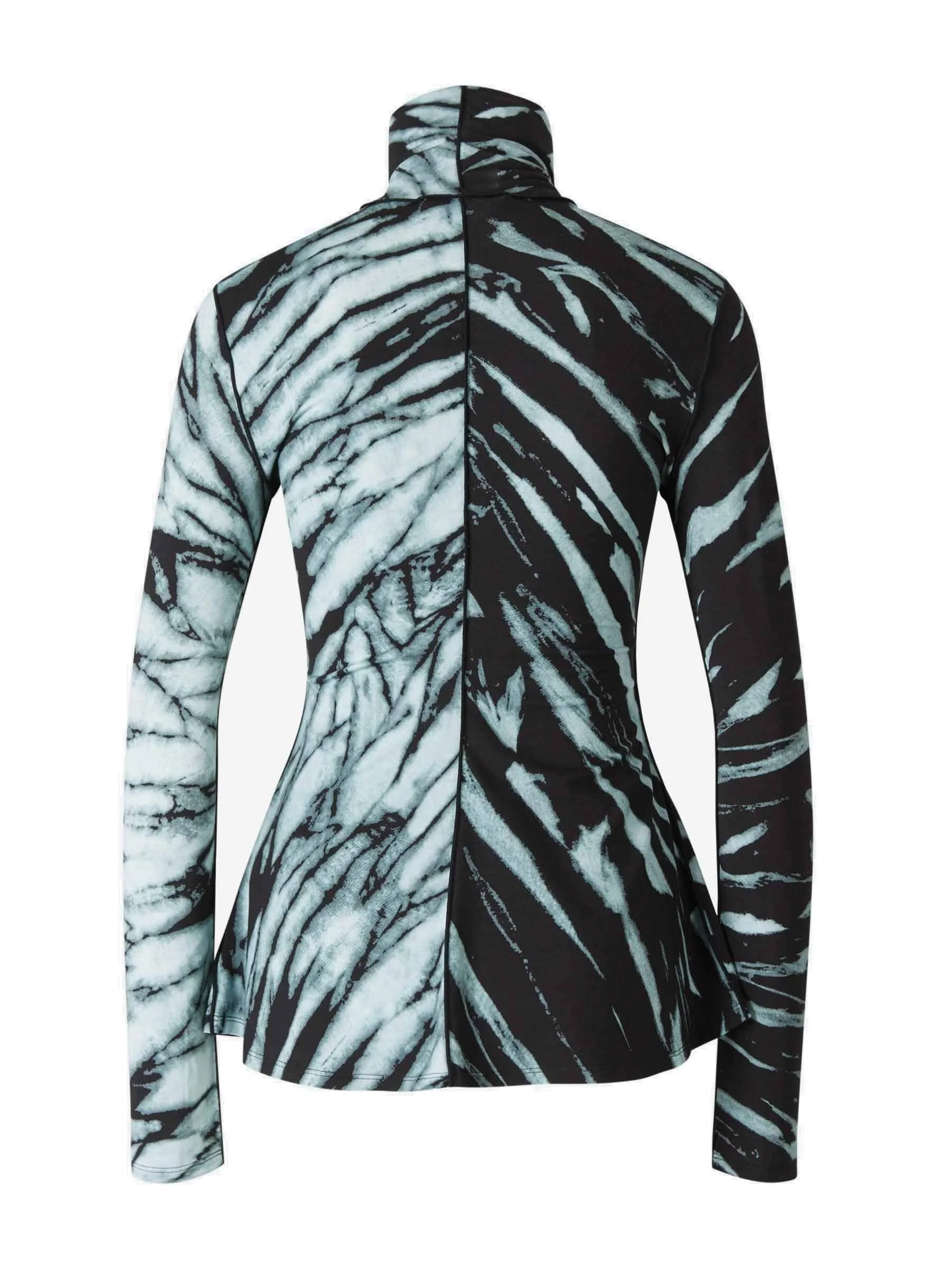 Proenza Schouler Tie-Dyed High Neck Top