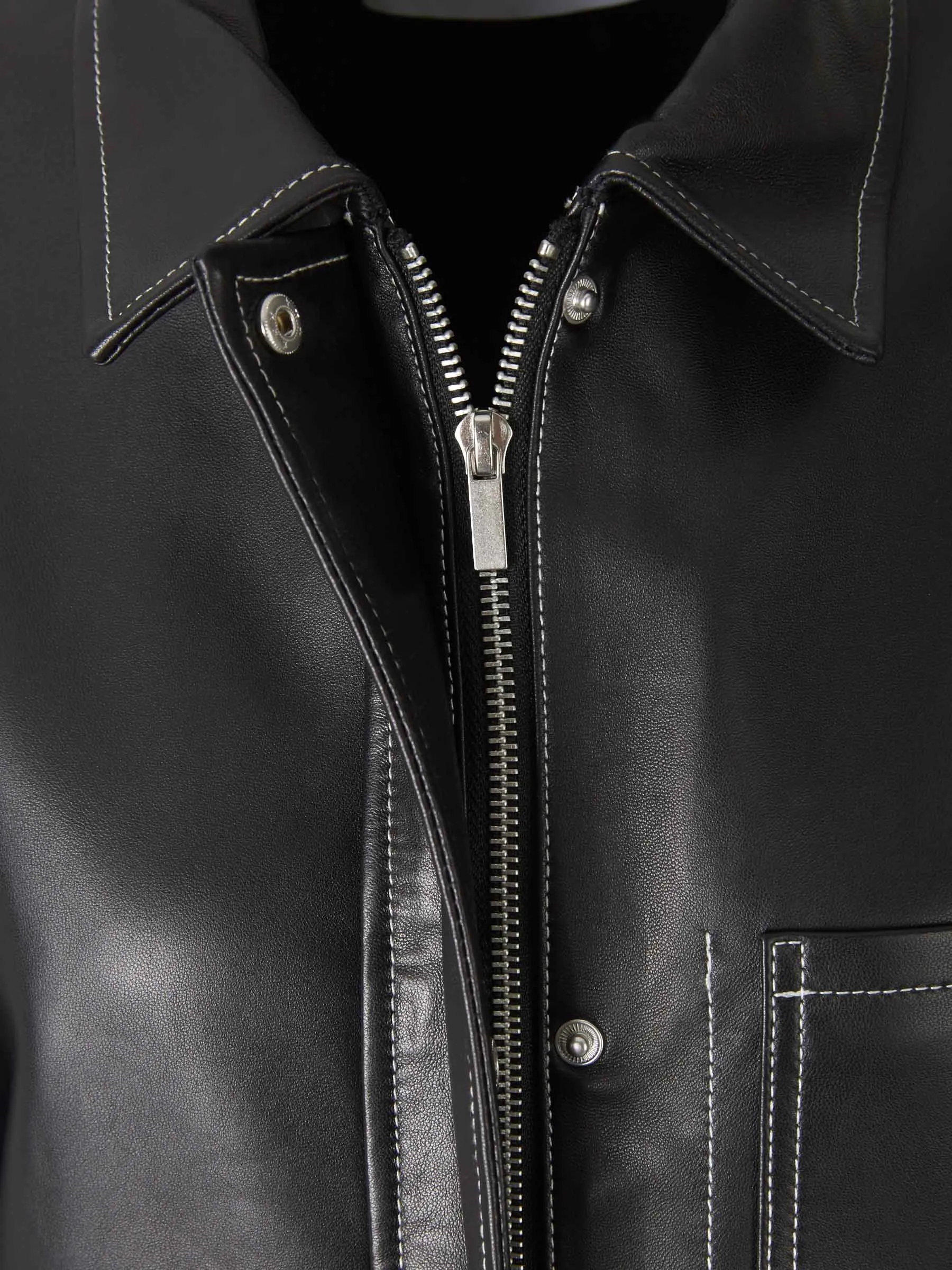 Proenza Schouler White Label Stitching Detail Belted Jacket