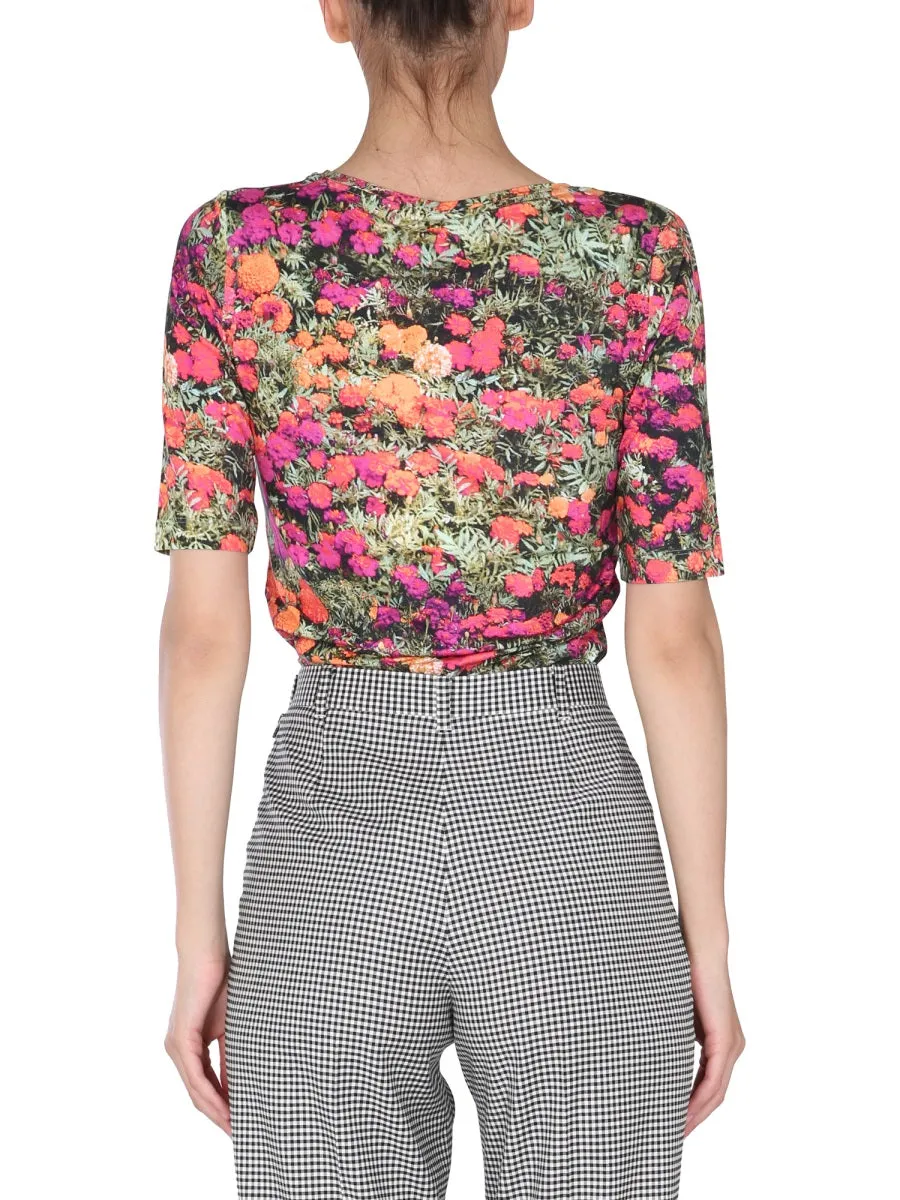 PS Paul Smith Allover Printed Crewneck T-Shirt