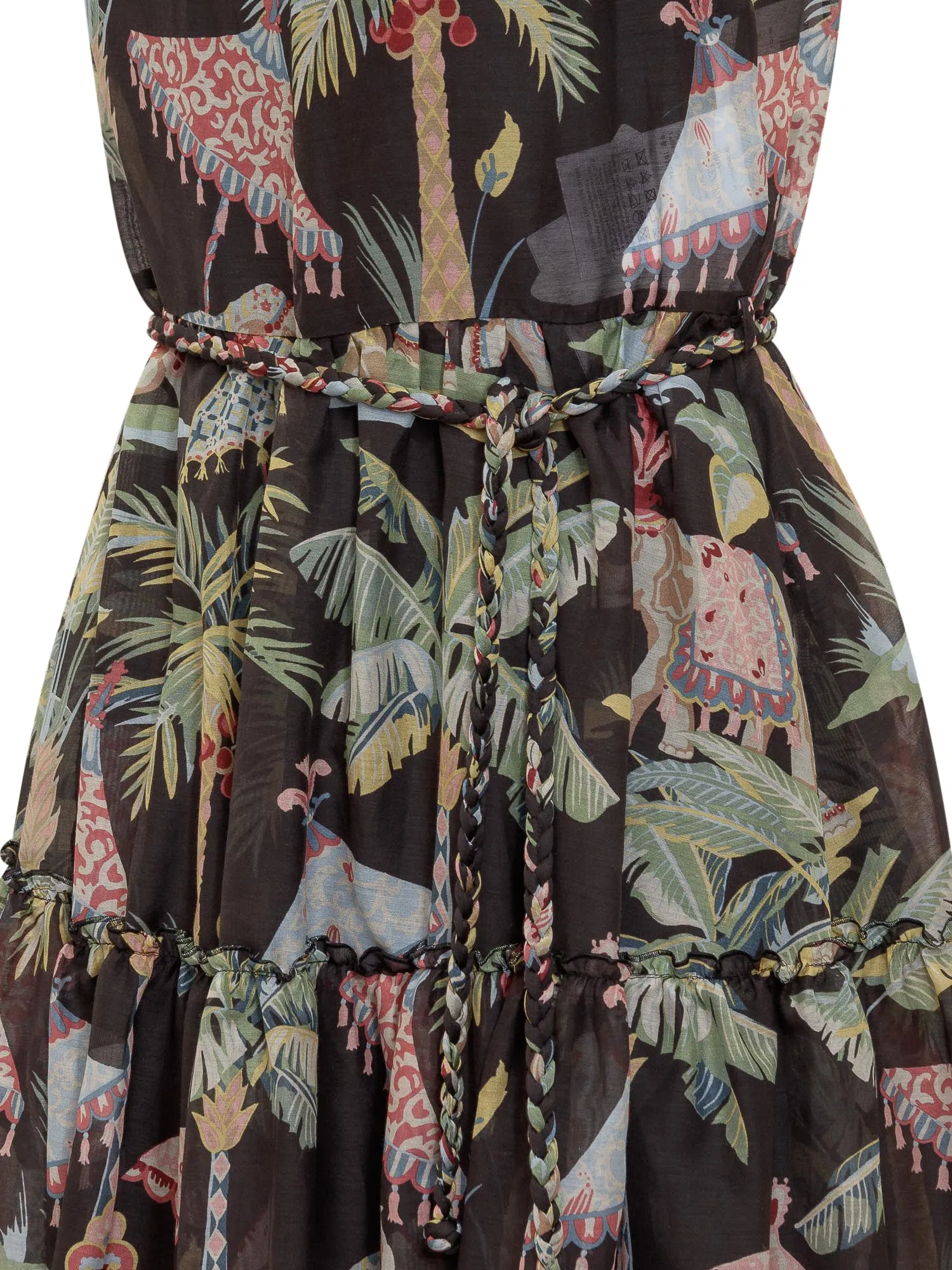 REDValentino Allover Graphic Print Sleeveless Dress