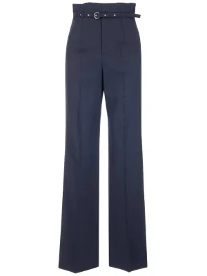 REDValentino Belted High-Rise Pants