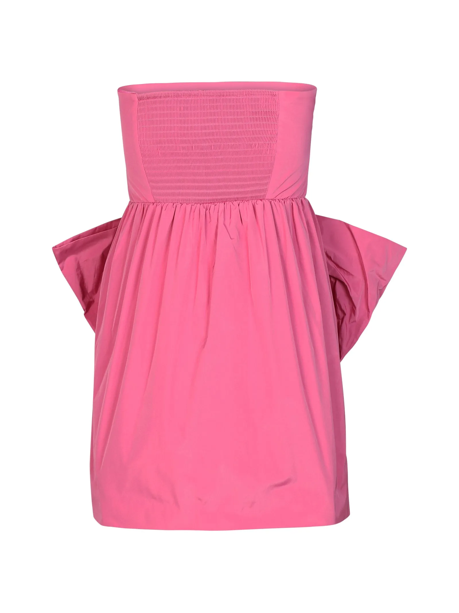 REDValentino Bow-Detailed Strapless Mini Dress