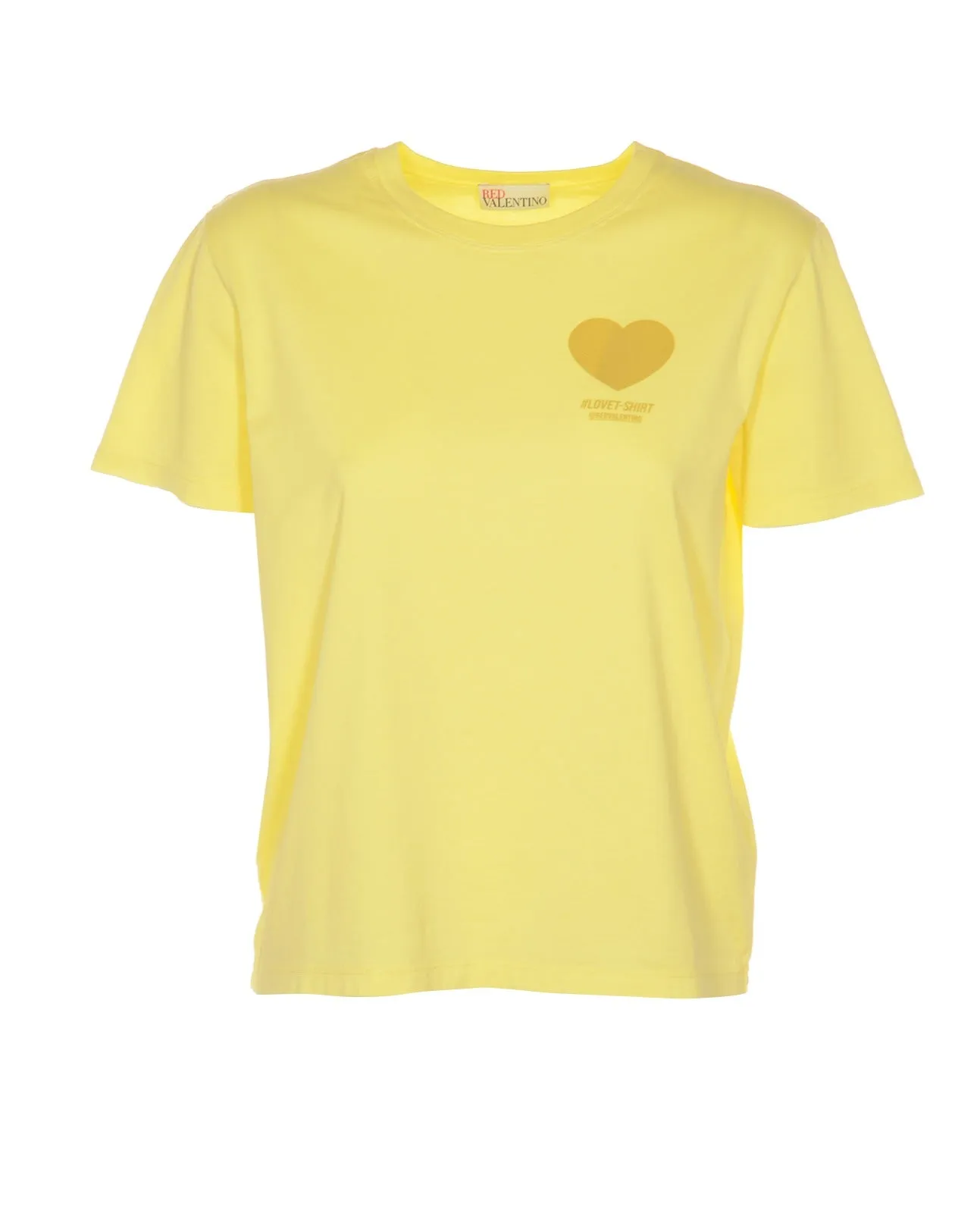 REDValentino Logo Printed Crewneck T-Shirt