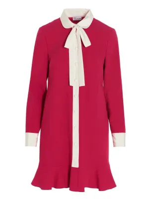 REDValentino Pussy Bow Mini Dress