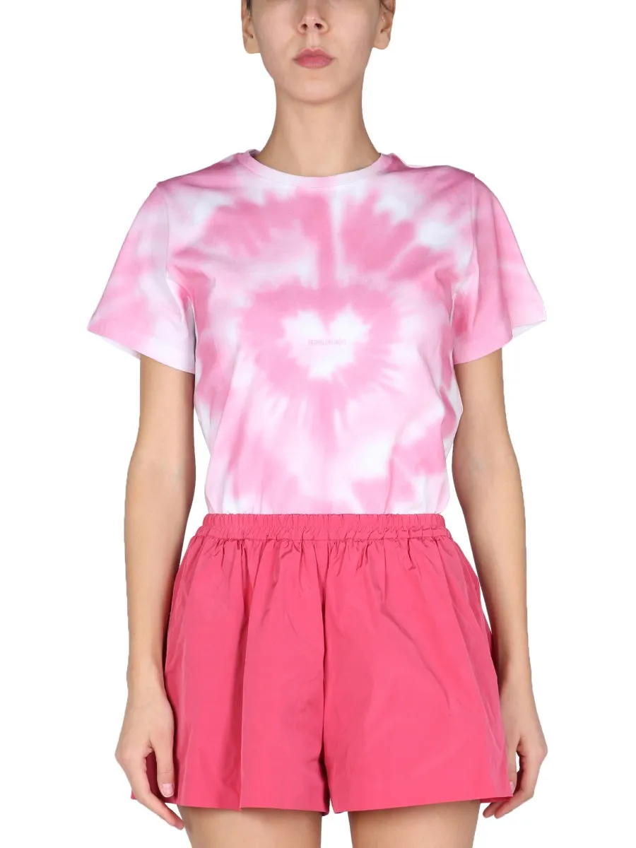 REDValentino Tie Dye Print Crewneck T-Shirt