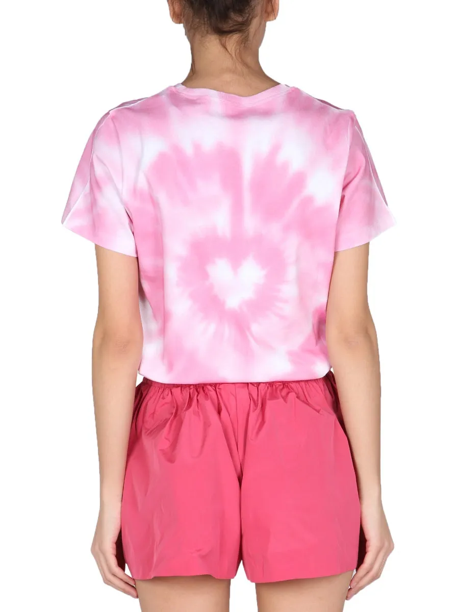 REDValentino Tie Dye Print Crewneck T-Shirt