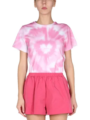 REDValentino Tie Dye Print Crewneck T-Shirt