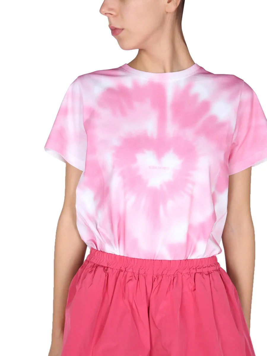 REDValentino Tie Dye Print Crewneck T-Shirt