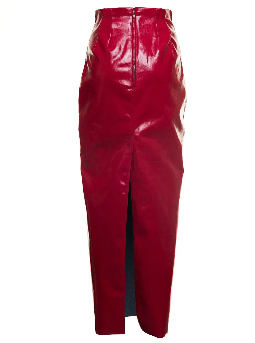 Rick Owens Al Pillar Back Slit Skirt