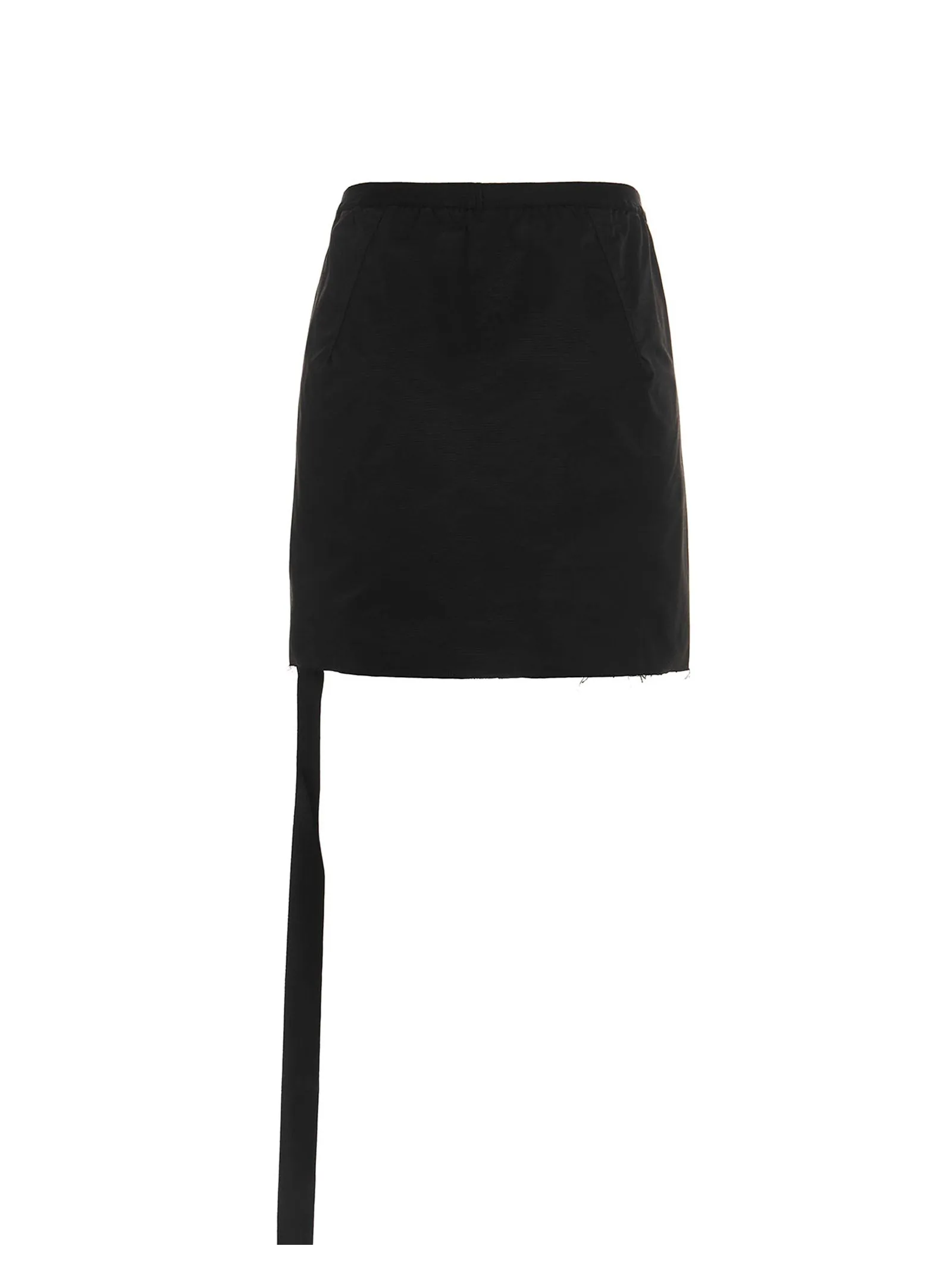 Rick Owens DRKSHDW Front Slit High Waist Mini Skirt