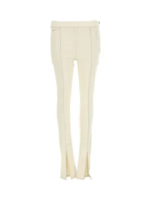 Rick Owens DRKSHDW High Waist Ankle-Slit Leggings