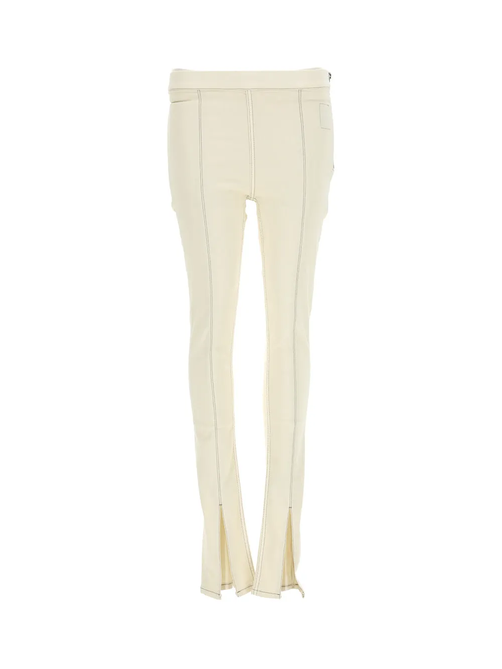 Rick Owens DRKSHDW High Waist Ankle-Slit Leggings