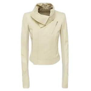 Rick Owens High-Neck Zipped Biker Jacket