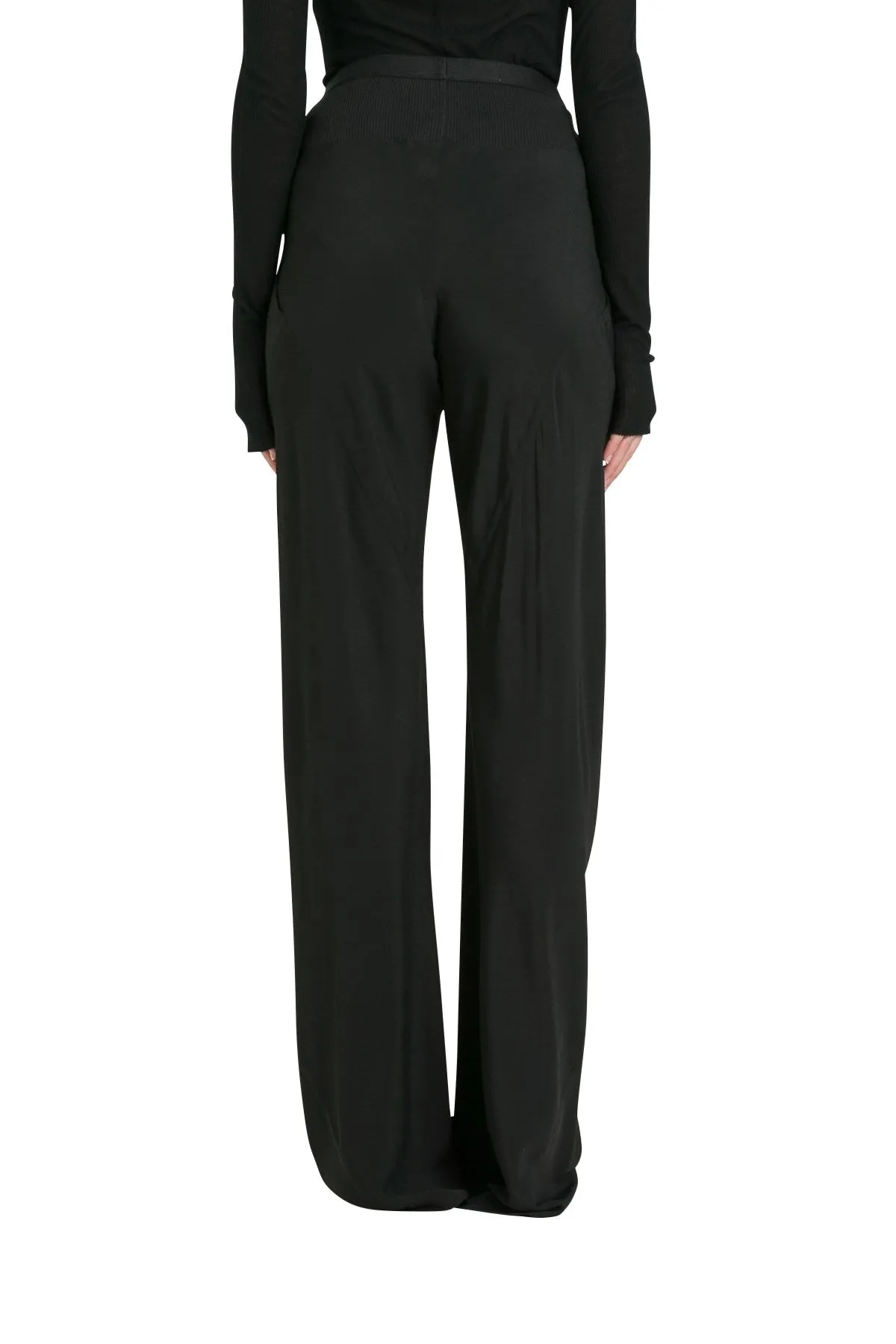 Rick Owens High-Waisted Wide Leg Trousers