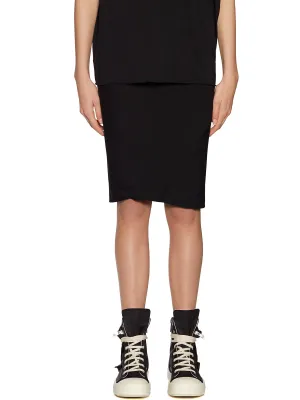 Rick Owens Lilies Ruched Pencil Skirt