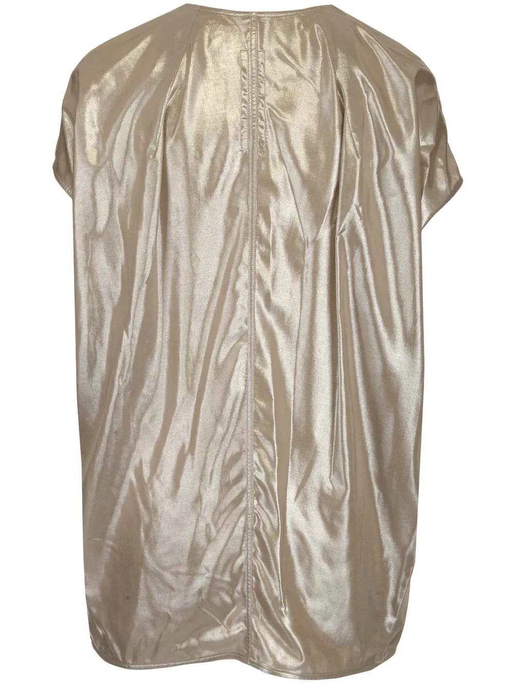 Rick Owens Metallic Effect V-Neck T-Shirt