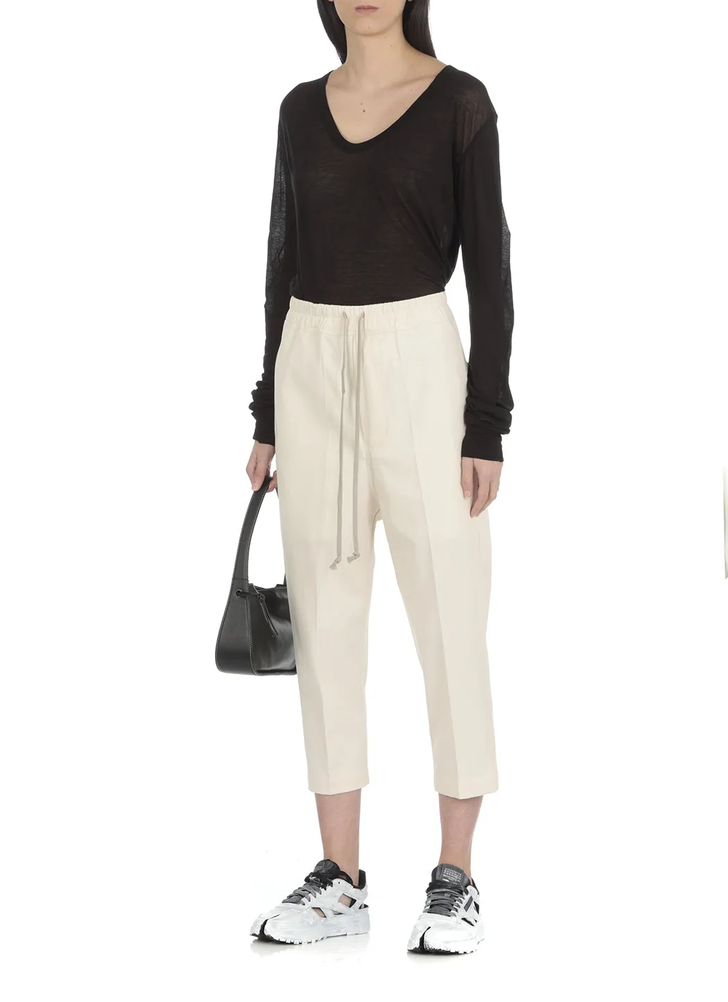 Rick Owens Semi-Sheer Long-Sleeved T-Shirt