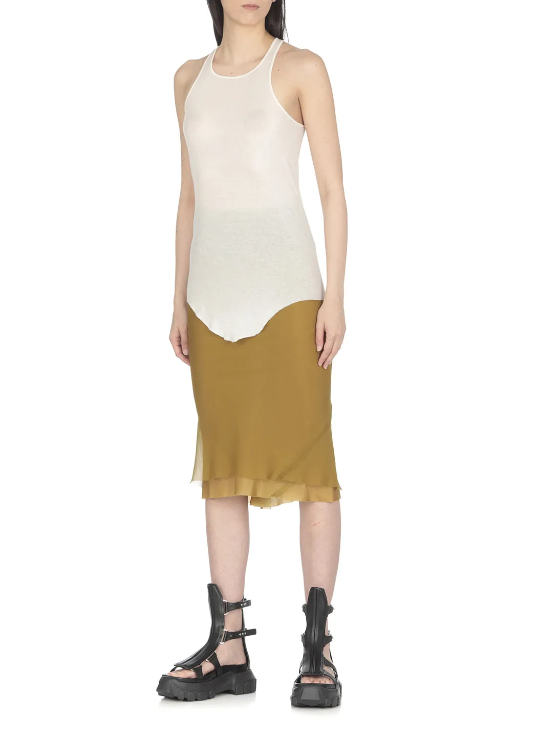 Rick Owens Semi-Sheer Racerback Tank Top