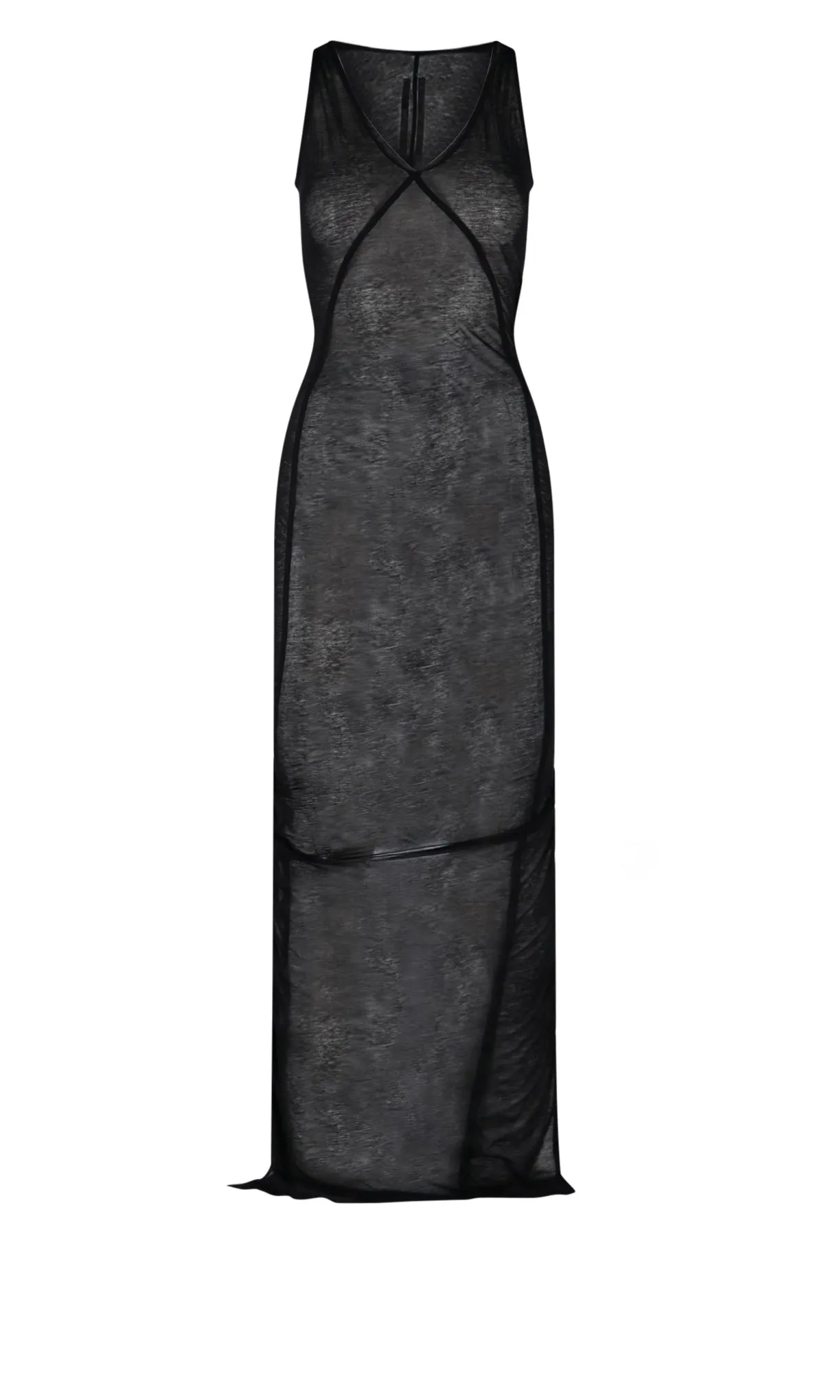 Rick Owens Sleeveless V-Neck Dress