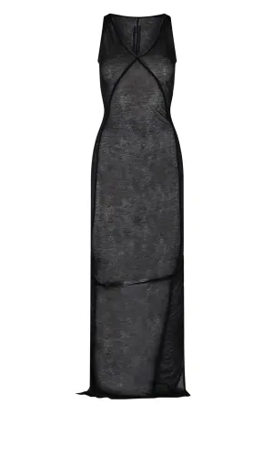 Rick Owens Sleeveless V-Neck Dress