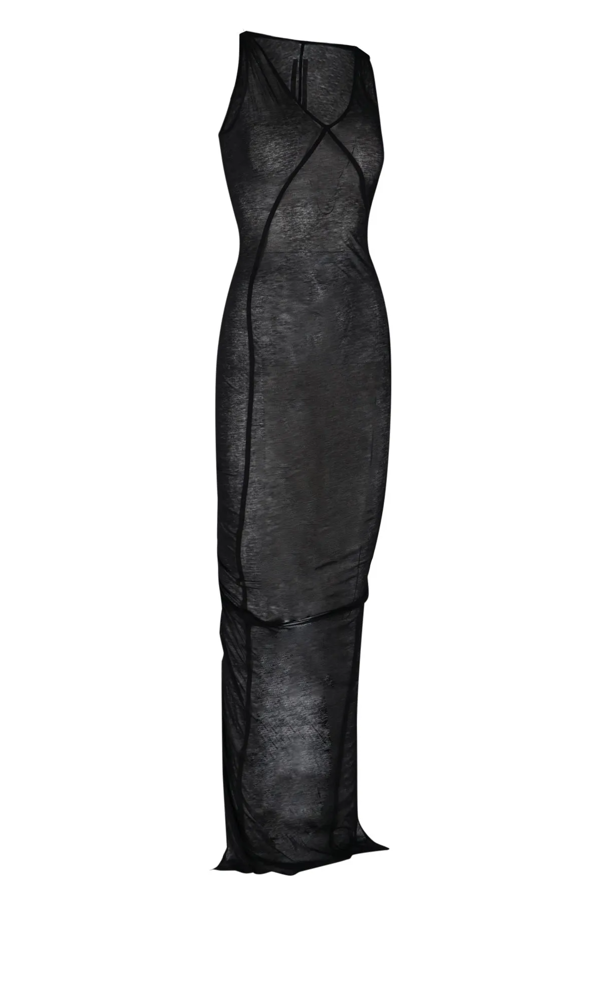 Rick Owens Sleeveless V-Neck Dress