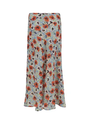 Rixo All-Over Printed Midi Skirt