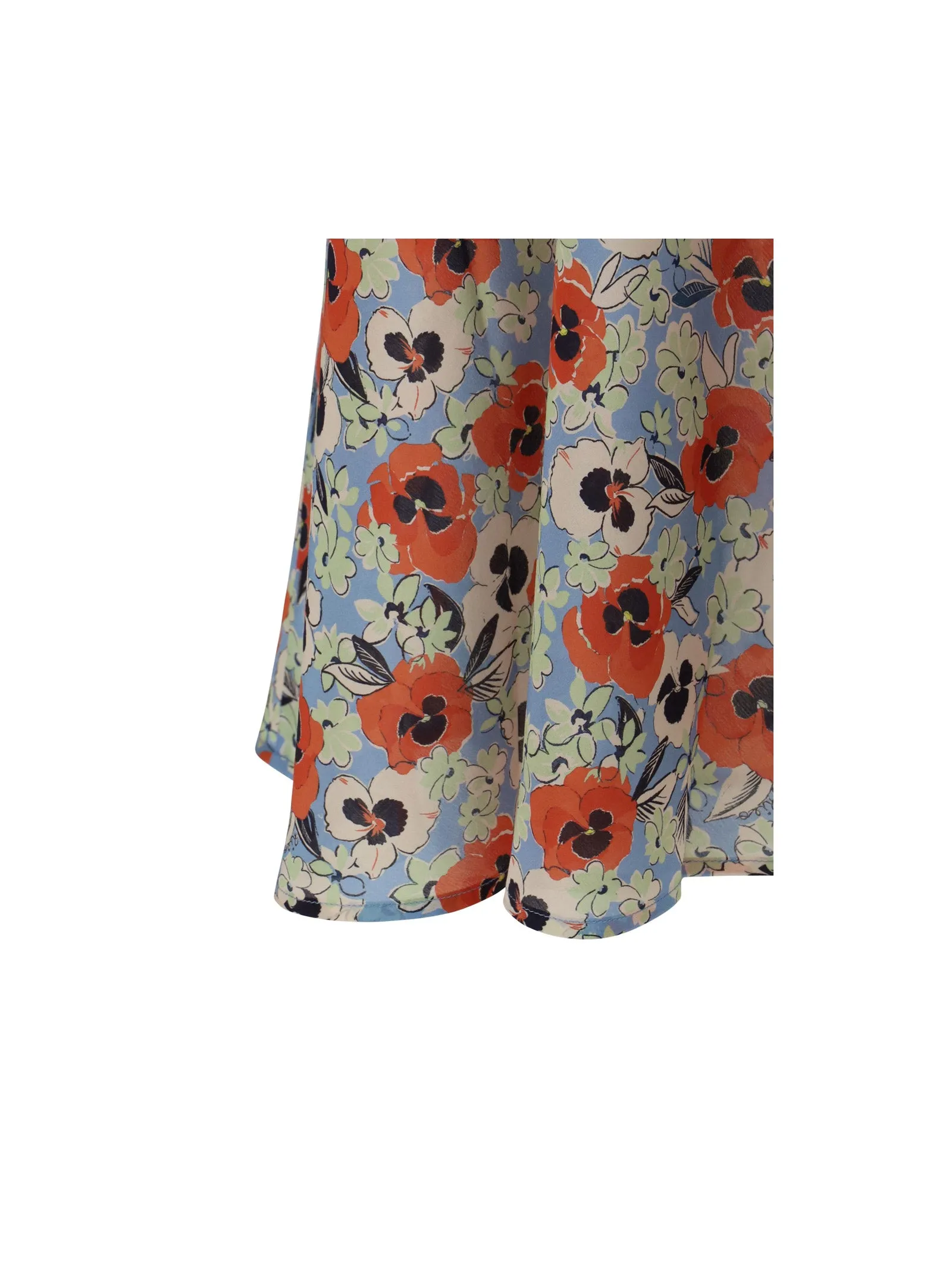 Rixo All-Over Printed Midi Skirt