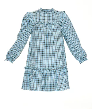 Rixo Elena Checked Print Mini Dress