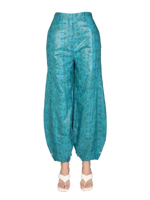 ROTATE All-Over Patterned Tapered Trousers