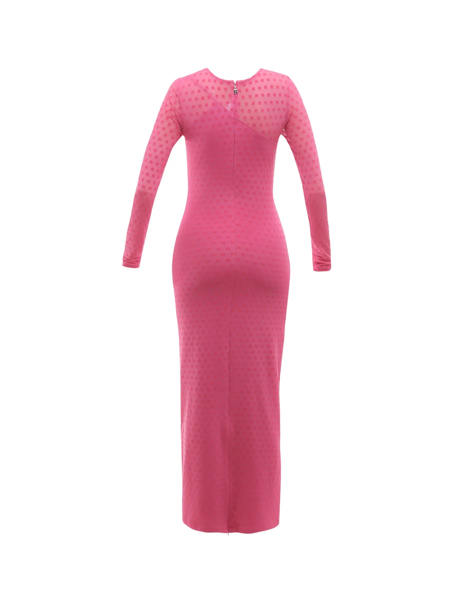 ROTATE Isadora Logo Printed Maxi Dress