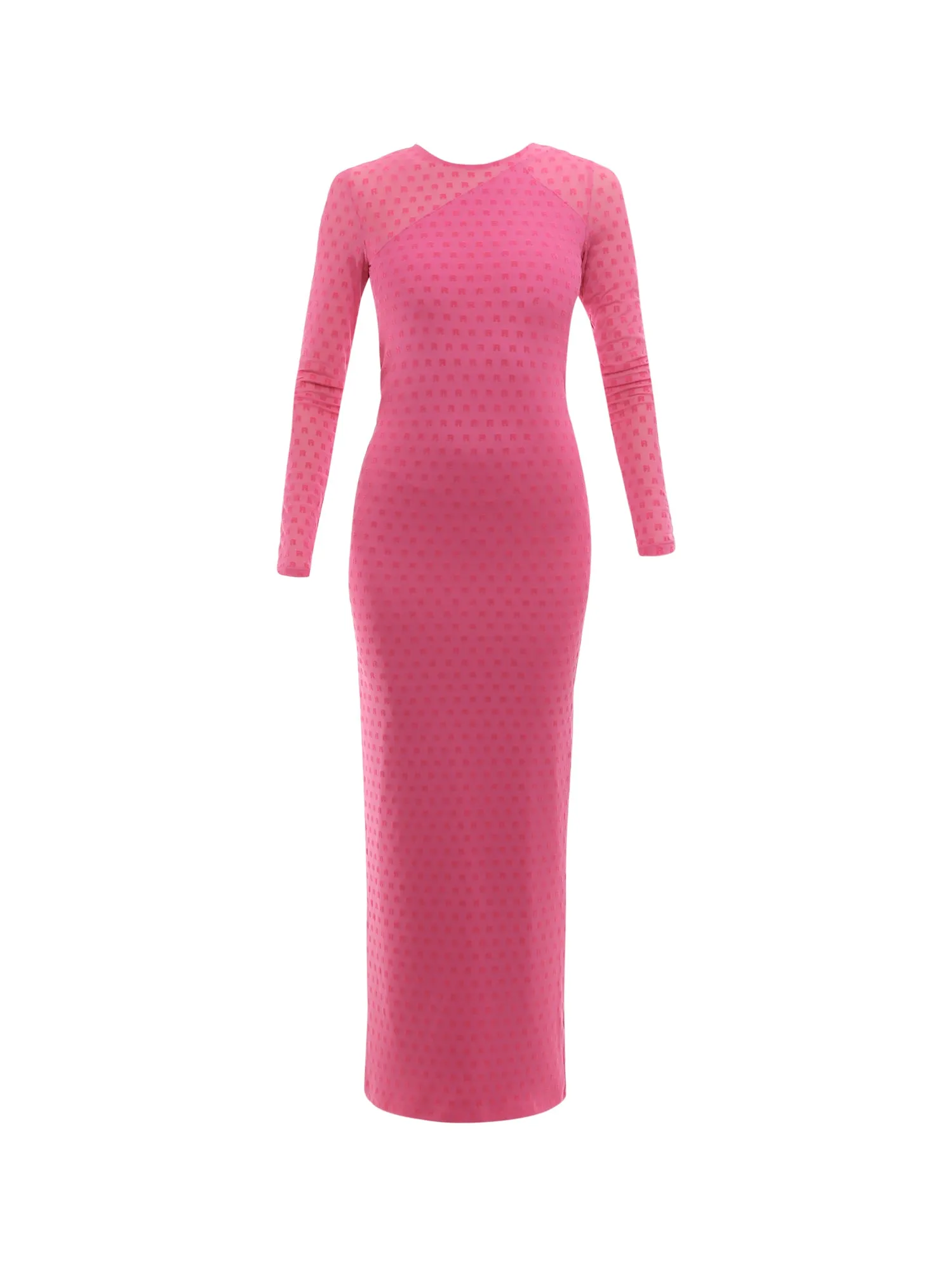 ROTATE Isadora Logo Printed Maxi Dress