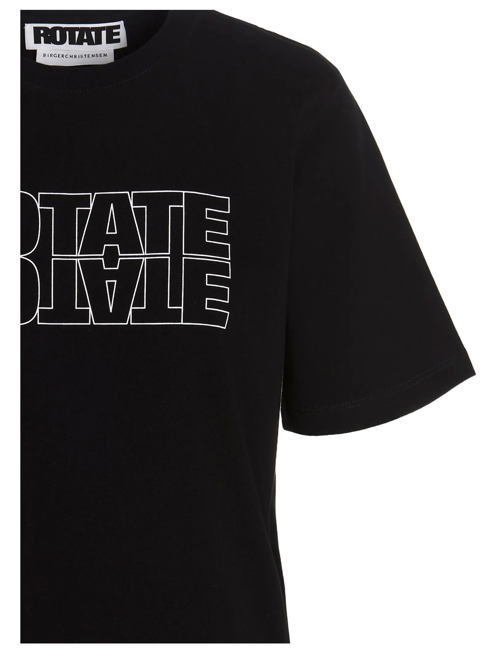 ROTATE Logo Printed Crewneck T-Shirt