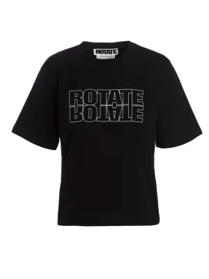 ROTATE Logo Printed Crewneck T-Shirt