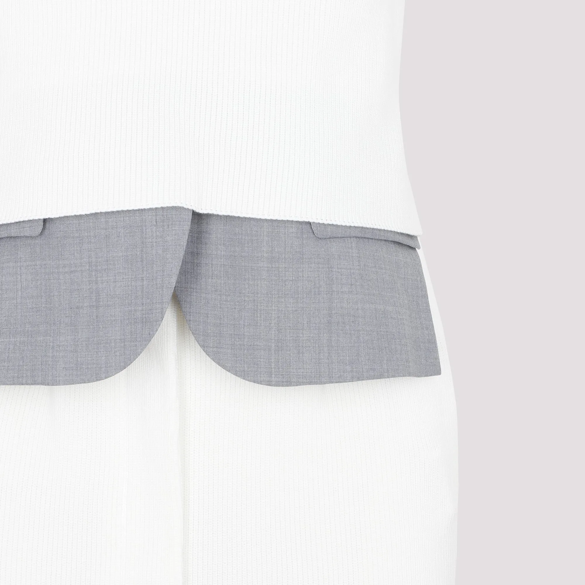 Sacai Cut-Out Knitted Dress