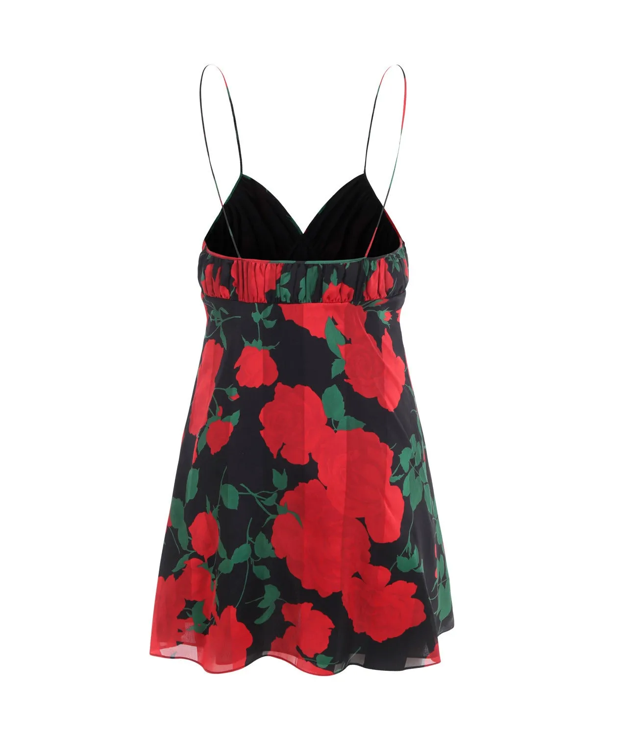 Saint Laurent Floral Printed Sleeveless Dress