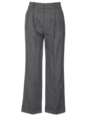 Saint Laurent High-Rise Wide Leg Pants