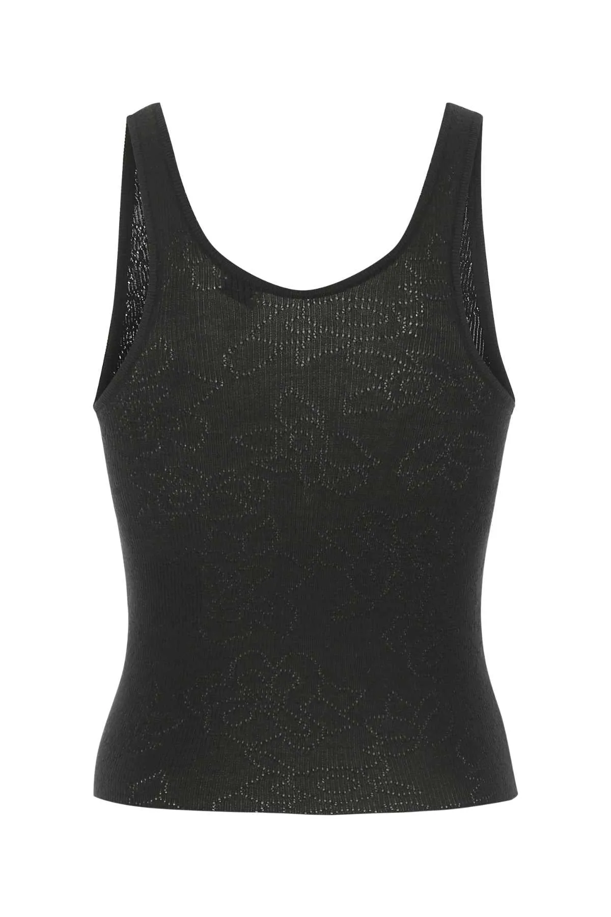 Saint Laurent Sleeveless Knitted Top