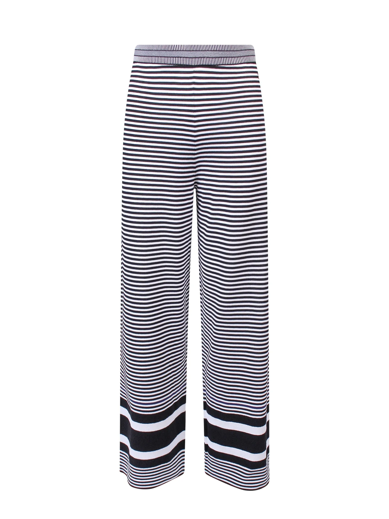 Salvatore Ferragamo Striped Wide-Leg Pants