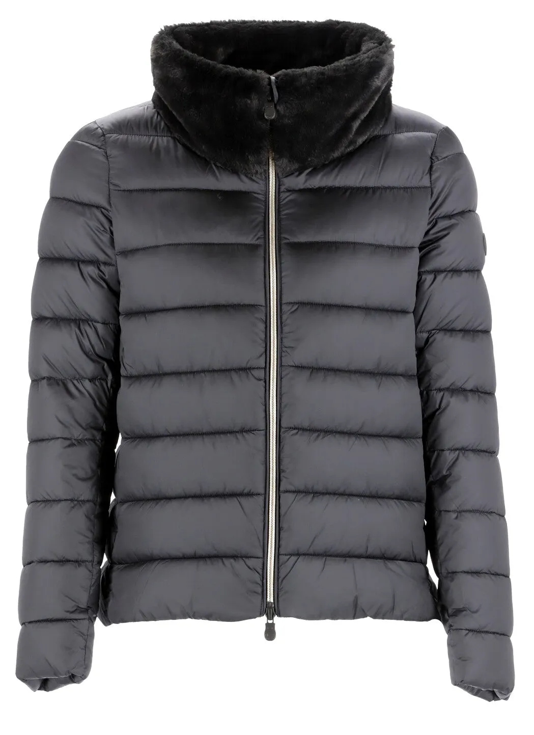 Save The Duck Faux-Fur Collar Padded Jacket