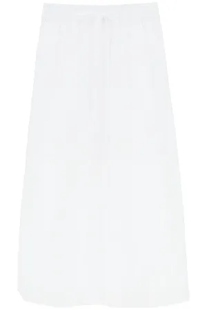 See By Chlo Embroidered A-Line Midi Skirt