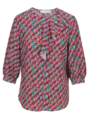 See By Chlo Flouncy Floral Print Top