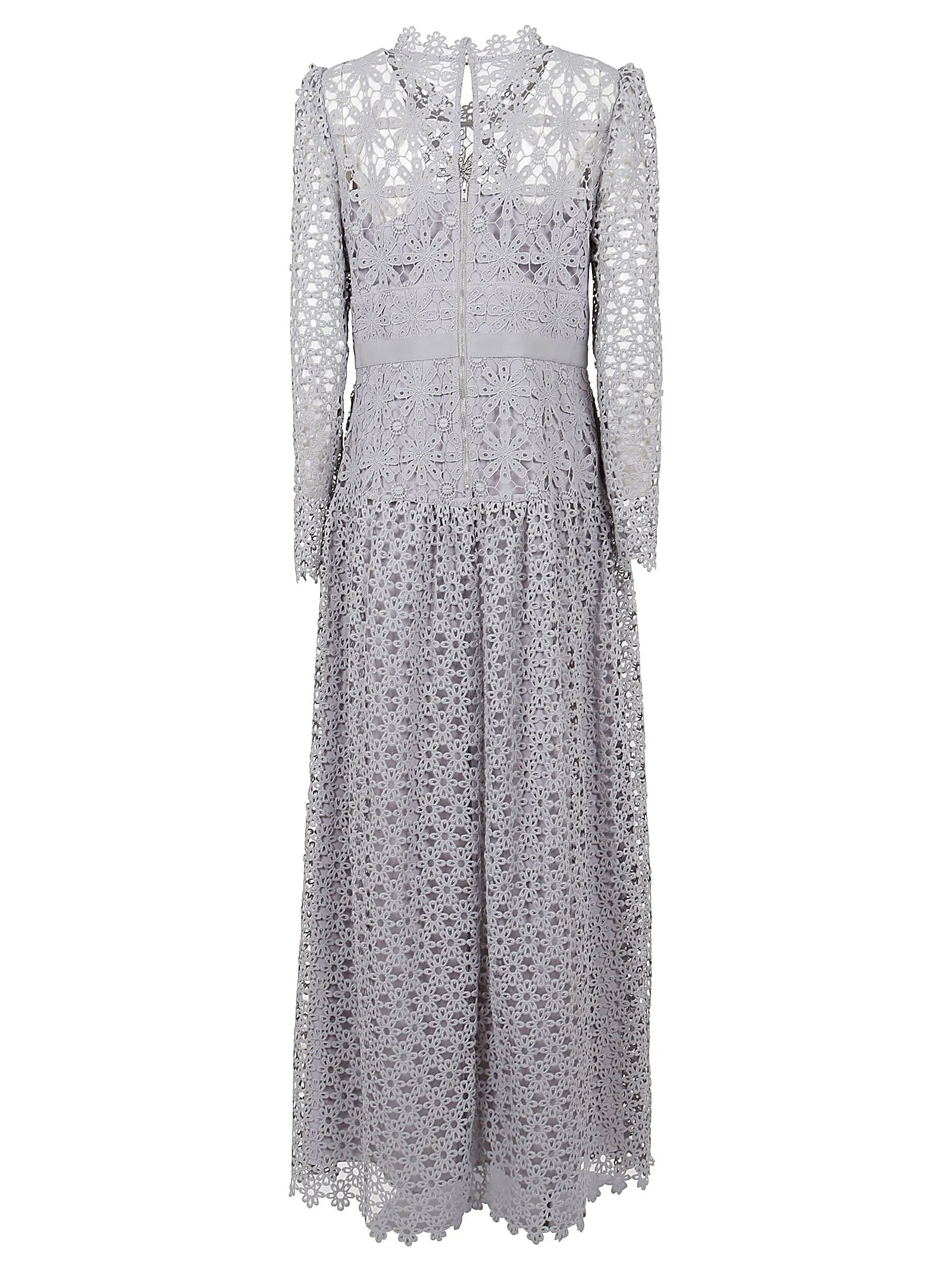 Self-Portrait Geo Guipure Maxi Dress