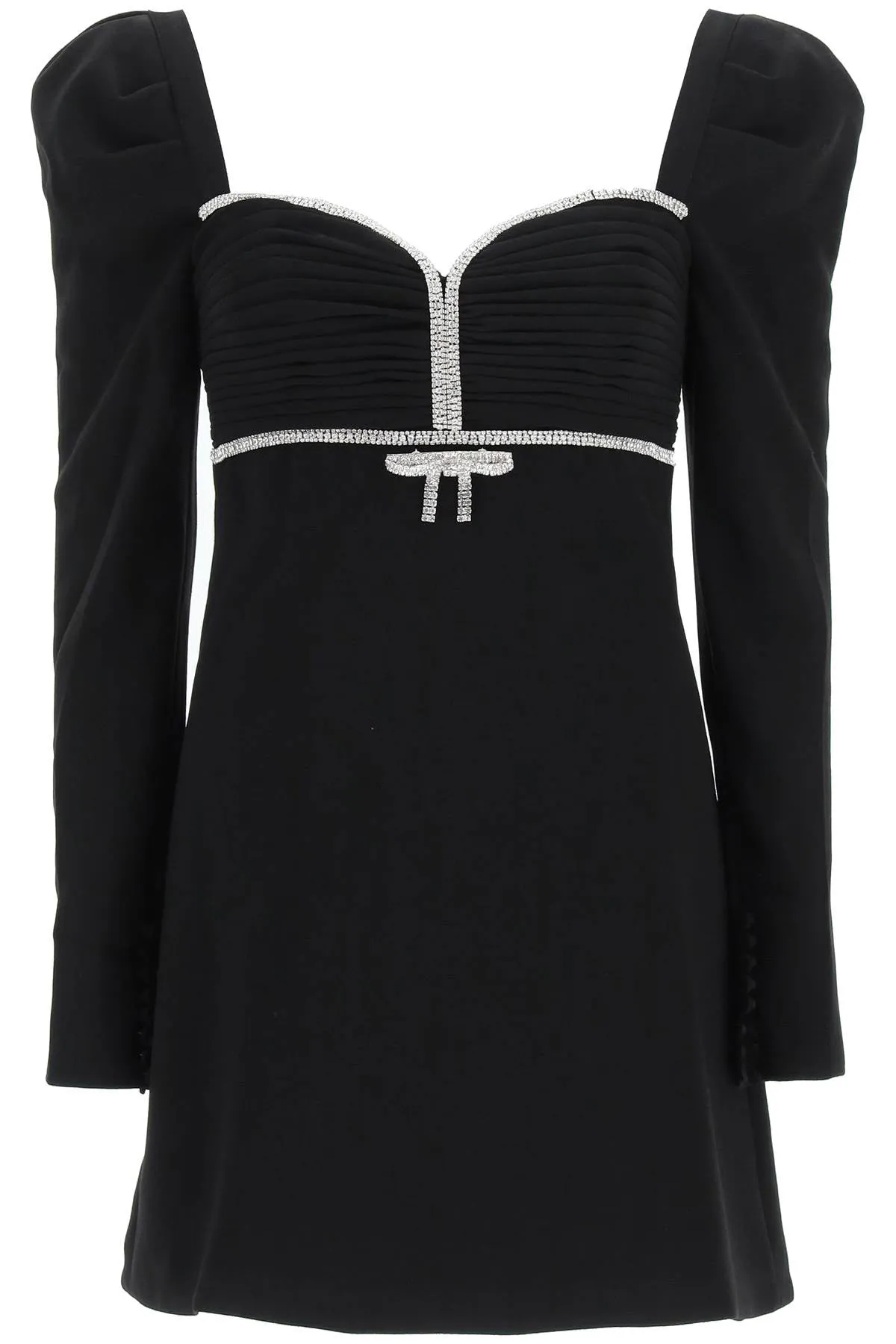 Self-Portrait Jewel Embellished Mini Dress