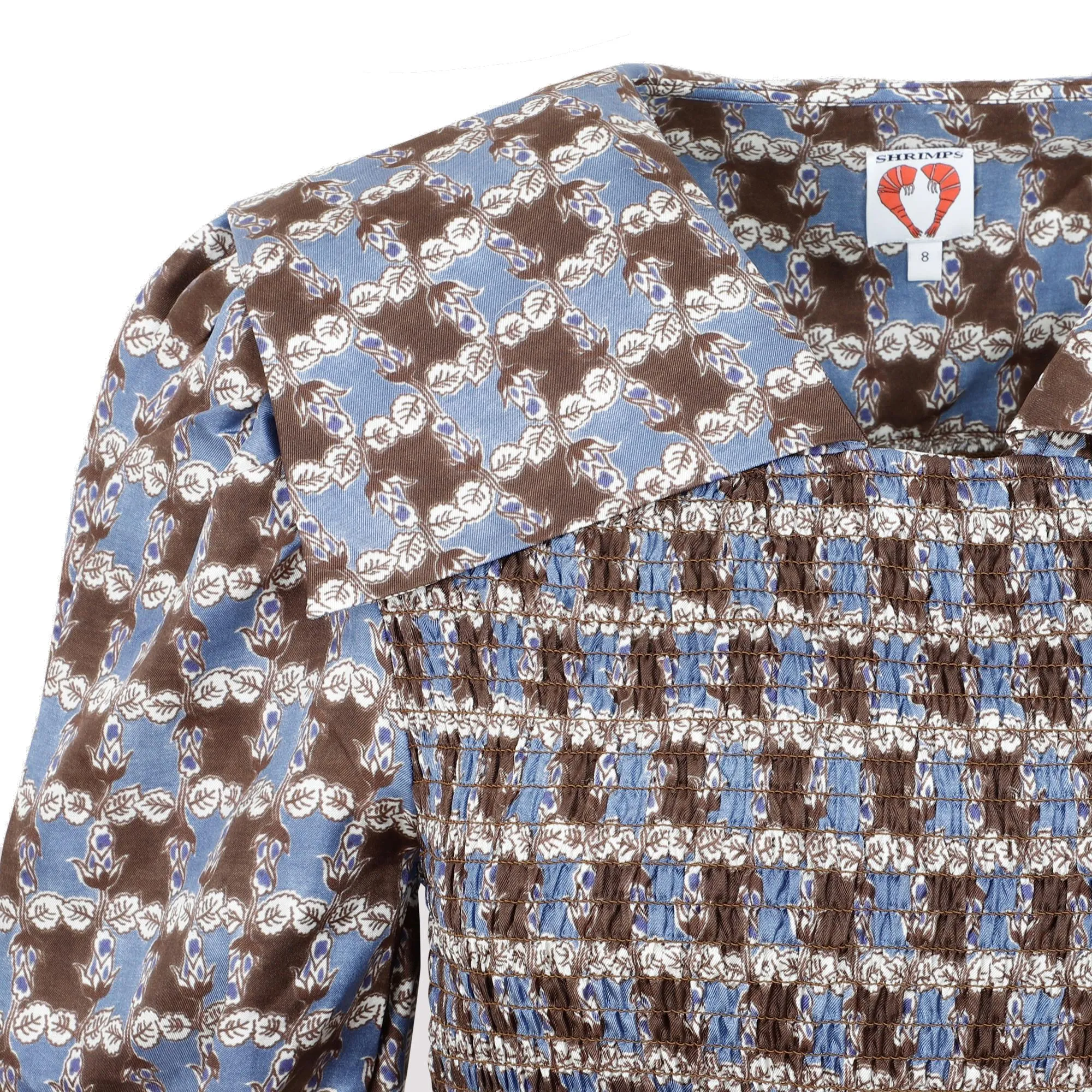 Shrimps All-Over Printed Cropped Top