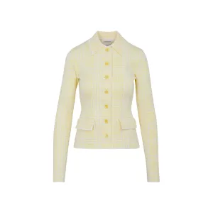 Sportmax Checked Single-Breasted Jacket