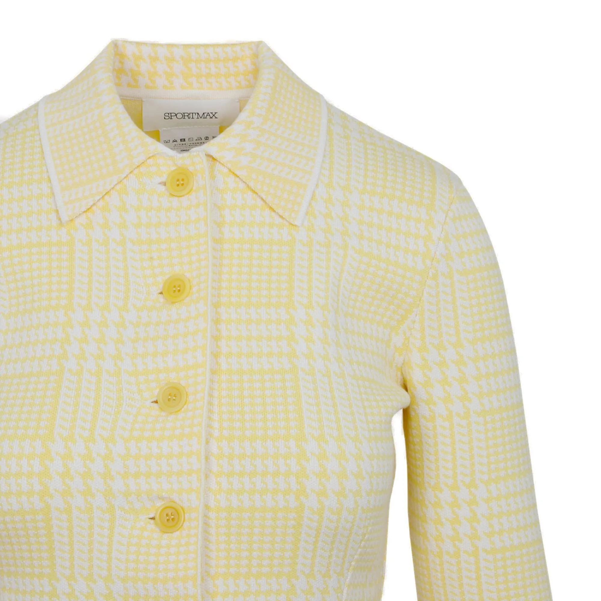 Sportmax Checked Single-Breasted Jacket